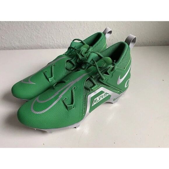 Nike Oregon Ducks Alpha Menace Pro 3 Team Issued Football Cleats Men’s Sz 14.5 - Picture 10 of 13